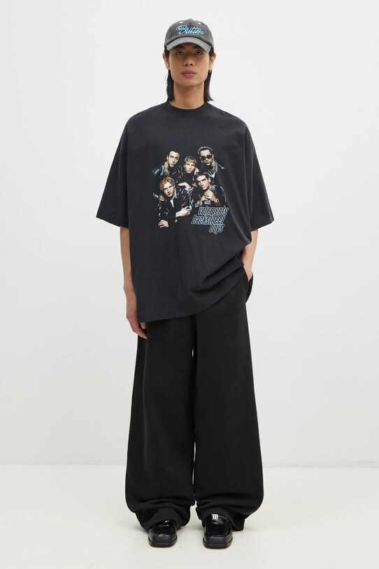 VETEMENTS cotton t-shirt Backstreetboys Oversized UA66TR620B black
