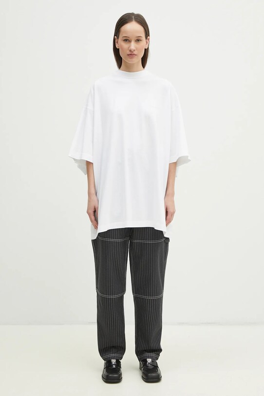VETEMENTS t-shirt bawełniany Merged Double Oversized UA66TR635W