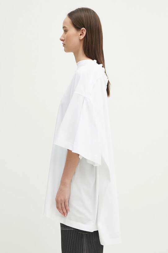 VETEMENTS t-shirt bawełniany Merged Double Oversized biały UA66TR635W