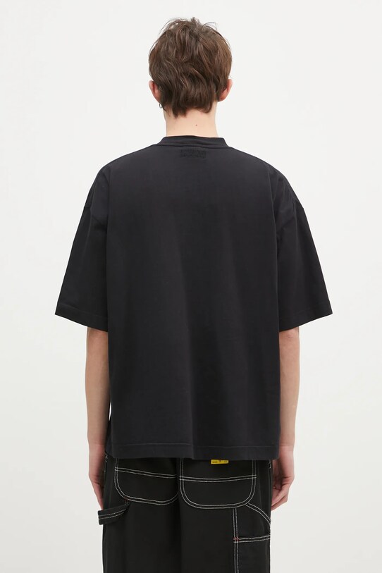 Îmbrăcăminte VETEMENTS tricou din bumbac God Is A Woman Cropped Boxy UA66TR725B negru
