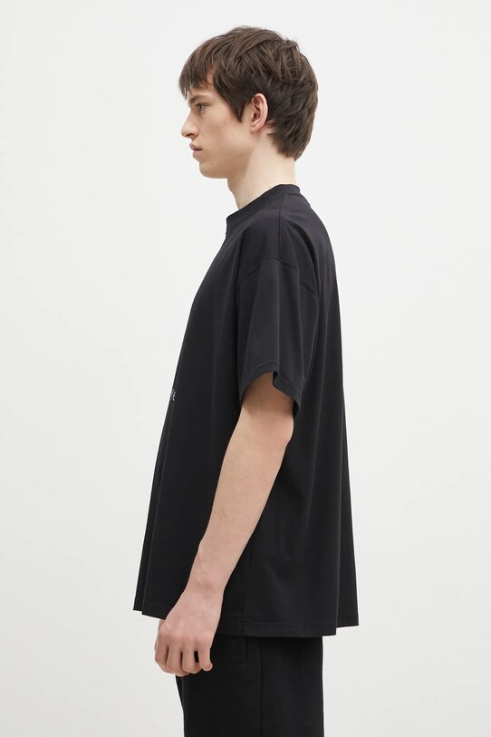 Бавовняна футболка VETEMENTS No Posts Regular UA66TR730B чорний SS25