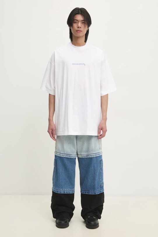 VETEMENTS t-shirt bawełniany Website Oversized UA66TR735W