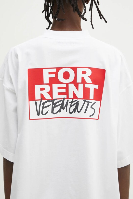 VETEMENTS tricou din bumbac For Rent Oversized UA66TR745W