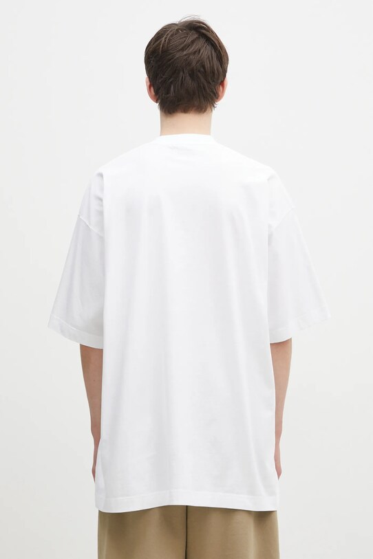 Одяг Бавовняна футболка VETEMENTS Embroidered Logo Oversized UA66TR765W білий