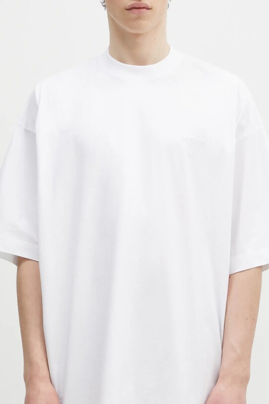 Бавовняна футболка VETEMENTS Embroidered Logo Oversized UA66TR765W білий