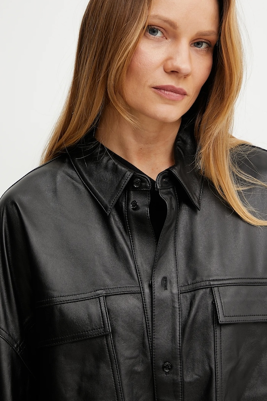 MICHAEL Michael Kors cămașă din piele UR540S0HW8