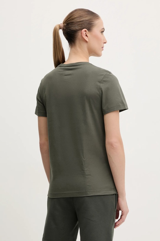 Хлопковая футболка K-Way K007JE0 зелёный