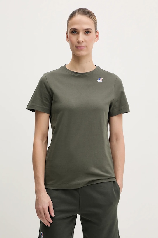 Хлопковая футболка K-Way K007JE0