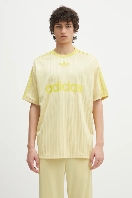 Тениска adidas Originals Adicolor Poly T свободна жълт JP1026