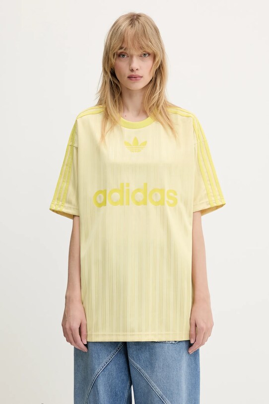 Tričko adidas Originals Adicolor Poly T JP1026 žlutá SS25