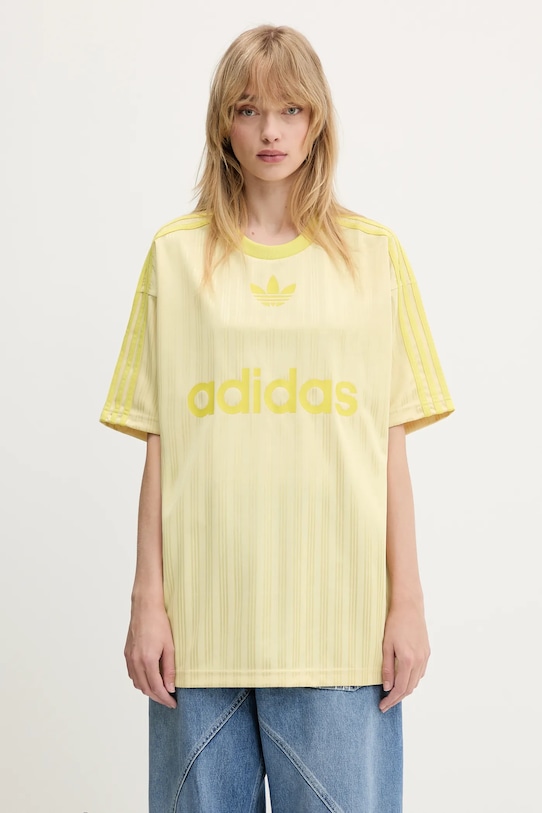 Тениска adidas Originals Adicolor Poly T JP1026 жълт SS25