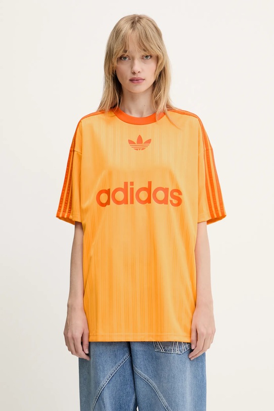 adidas Originals t-shirt Adicolor Poly T JP1027 orange SS25