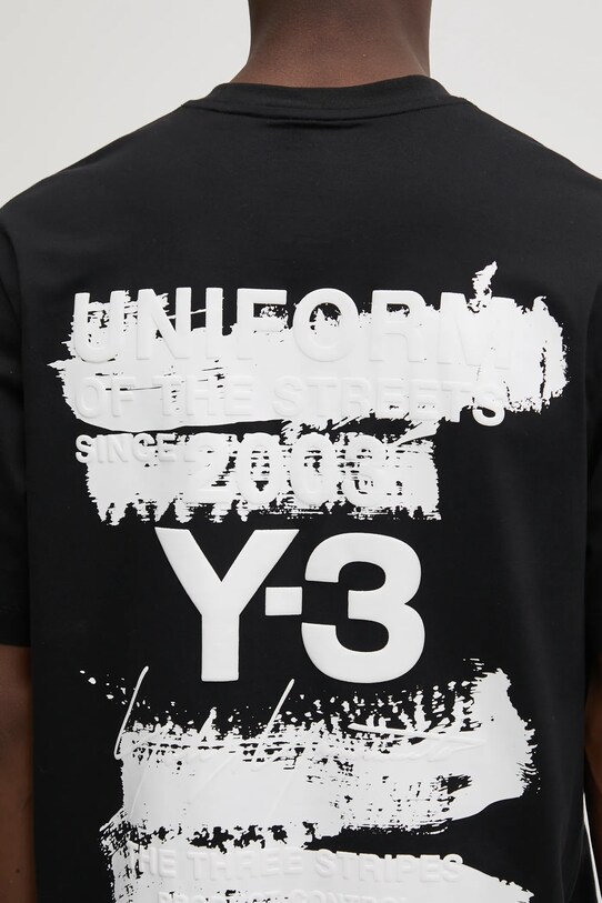 Памучна тениска Y-3 Graphic SS Tee JN4879