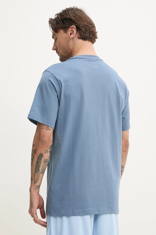 Converse t-shirt bawełniany niebieski 10023876.A45