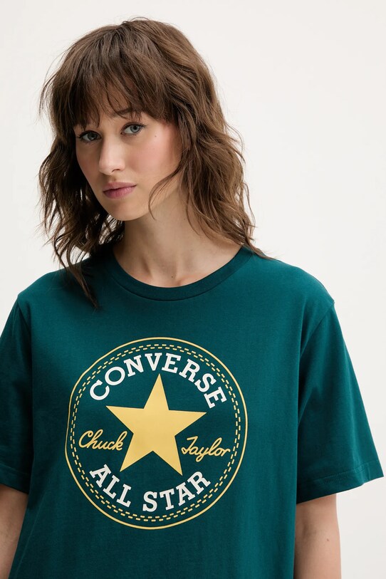 Bombažna kratka majica Converse 10025459.A31