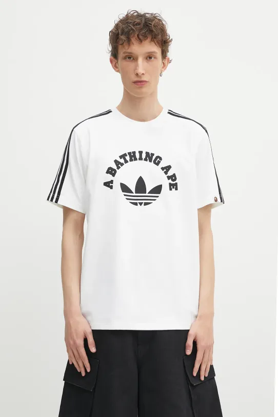 adidas Originals x BAPE SSTR PACK t-shirt relaxed white JN7120