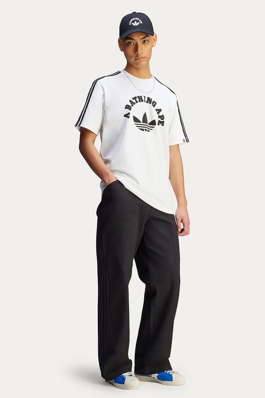 adidas Originals x BAPE SSTR PACK t-shirt JN7120 white color with a print JN7120