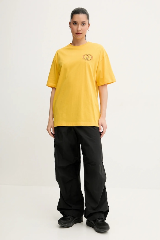 Ρούχα Βαμβακερό μπλουζάκι Puma PUMA x HARRY POTTER 630092 κίτρινο