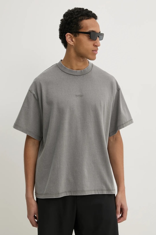 Бавовняна футболка Won Hundred сірий 3728.12089