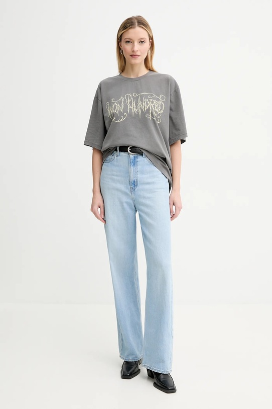 Won Hundred tricou din bumbac 3738.12071 gri