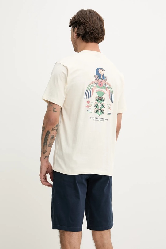 Kaotiko tricou din bumbac bej AQ016.01S.G002