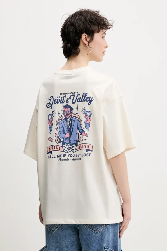 Kaotiko t-shirt bawełniany AQ052.01S.G002