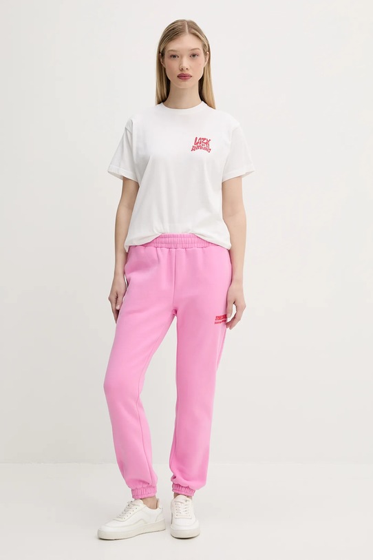 Kaotiko t-shirt bawełniany AQ004.01.G002 biały