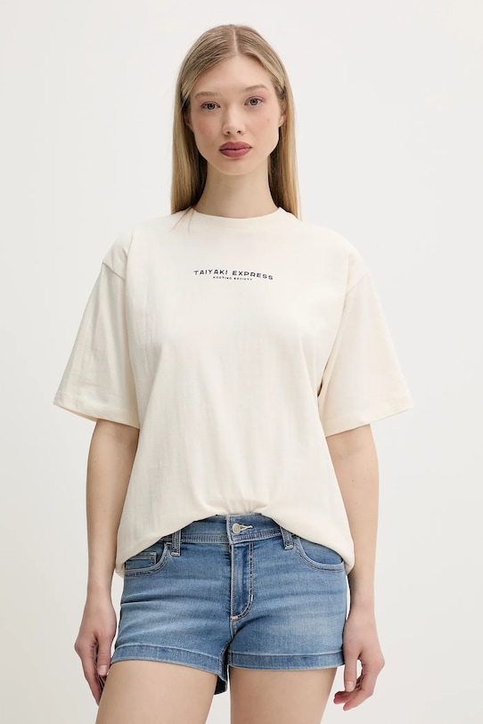 Bavlněné tričko Kaotiko AQ038.01S.G002