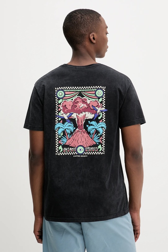 Bavlněné tričko Kaotiko AQ042.01.G002