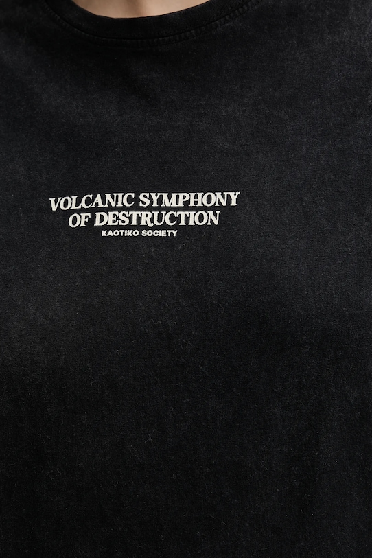 Bavlněné tričko Kaotiko AQ042.01.G002