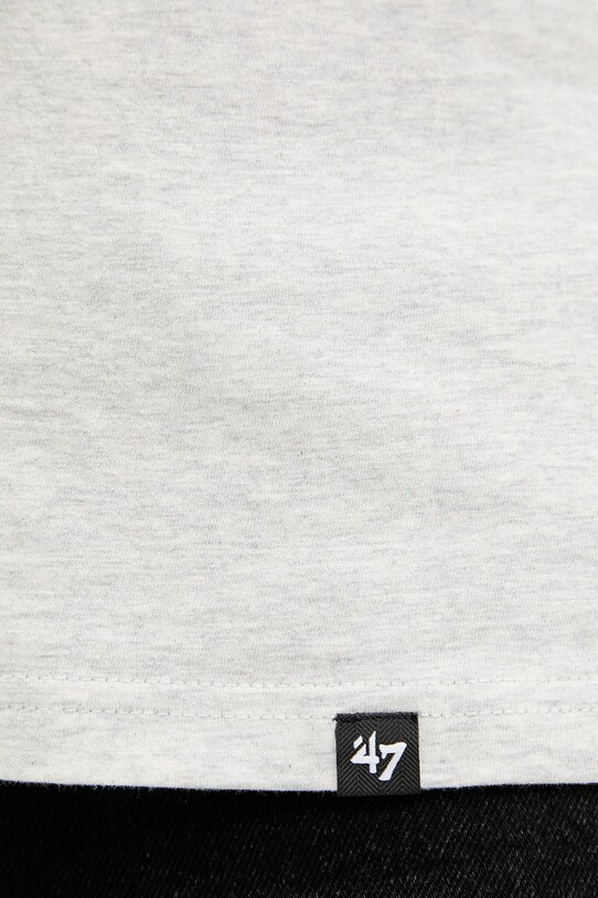 47 brand t-shirt bawełniany MLB New York Yankees BB017TEMECH638867CK szary