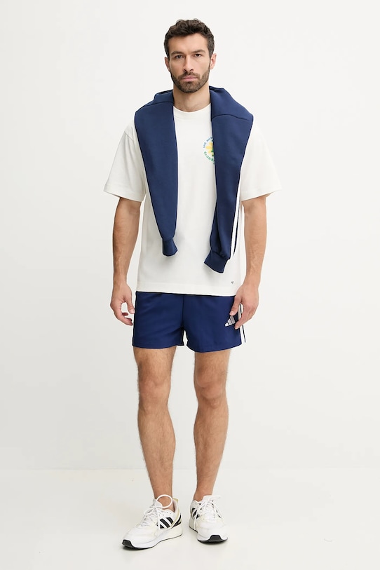 47 brand tricou din bumbac MLB Los Angeles Dodgers BB012TMIIIY657544SS bej SS25