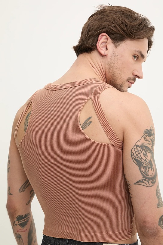 CAMPERLAB pamut póló bézs AU00030.002