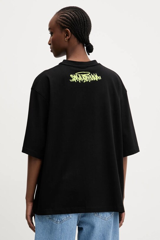 Sprayground t-shirt bawełniany SP697BLK czarny