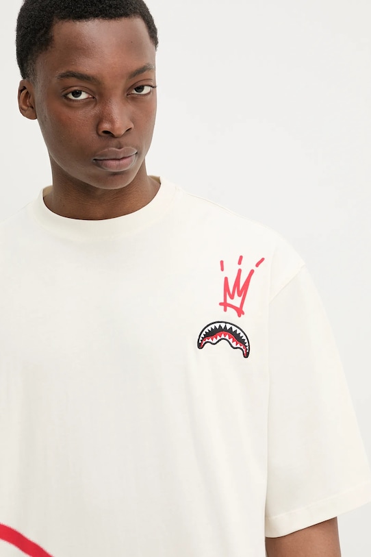 Sprayground t-shirt bawełniany SP697IVO