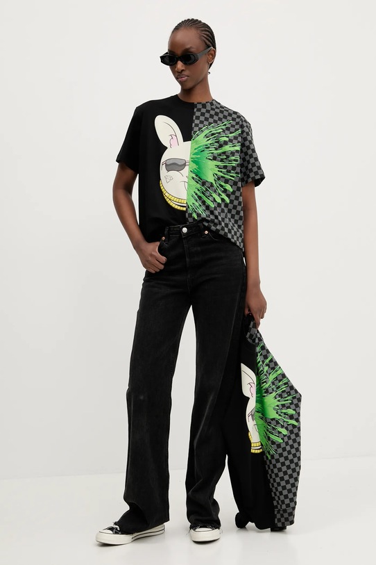 Одяг Бавовняна футболка Sprayground SP710 чорний