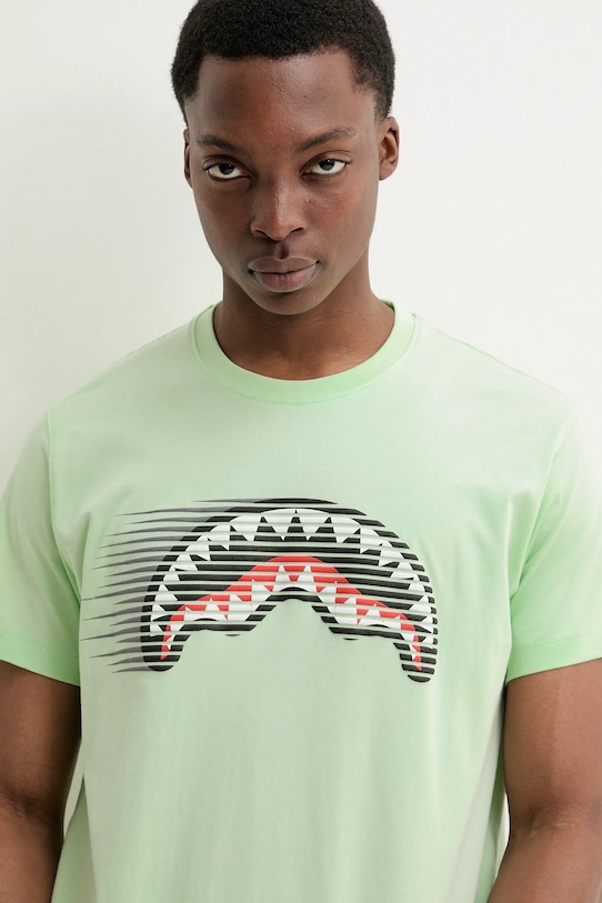 Sprayground t-shirt bawełniany SP721AMBRO