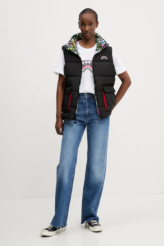 Oblačila Bombažna kratka majica Sprayground SP721WHT bela