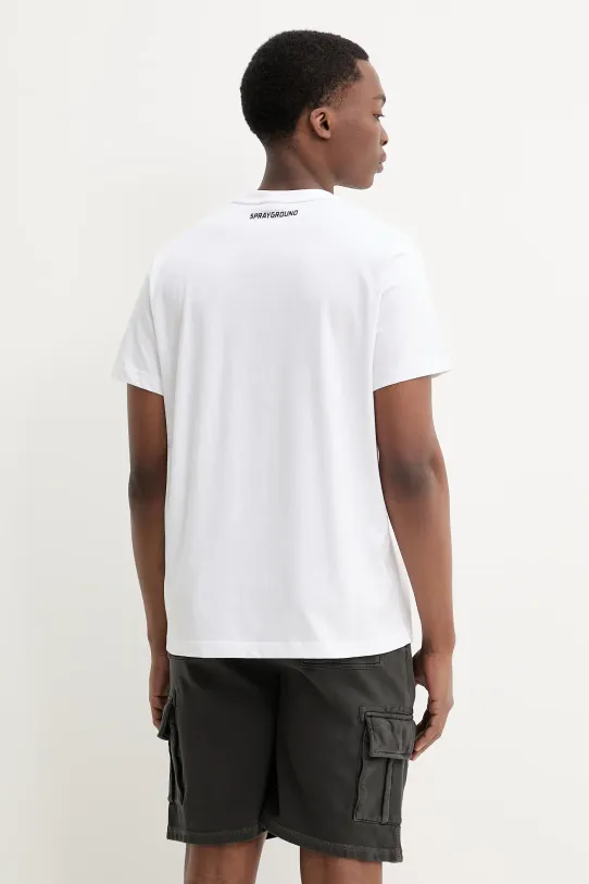 Sprayground t-shirt in cotone SP721WHT bianco