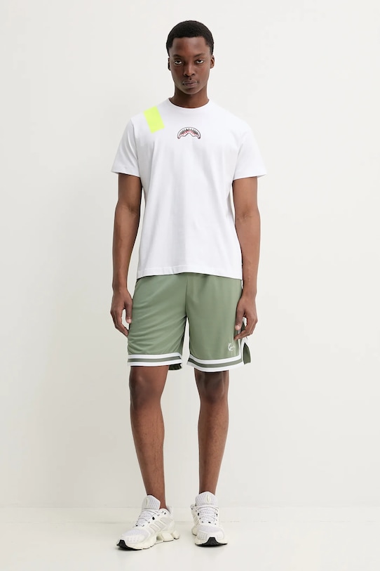 Sprayground t-shirt bawełniany biały SP764