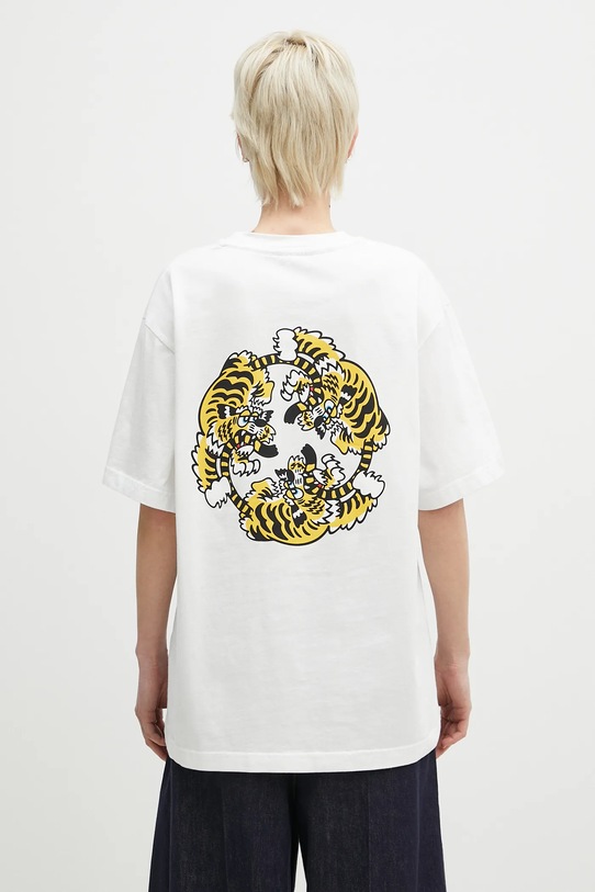 Kenzo t-shirt bawełniany x Verdy FF58TS4814SG.02 biały SS25