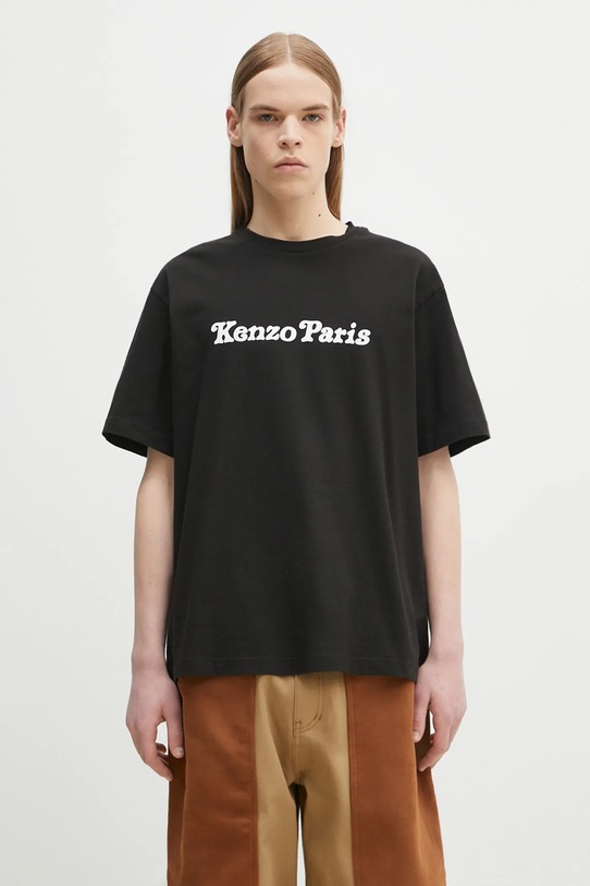 Kenzo t-shirt bawełniany x Verdy nadruk czarny FF58TS4814SG.99J