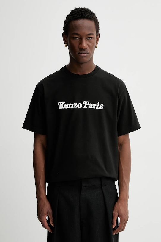 Kenzo t-shirt bawełniany x Verdy FF58TS4814SG.99J czarny SS25