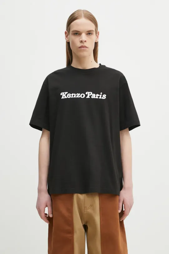 Kenzo cotton t-shirt x Verdy regular black FF58TS4814SG.99J