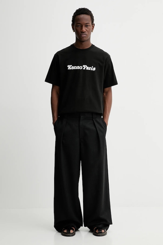 Kenzo t-shirt bawełniany x Verdy czarny FF58TS4814SG.99J