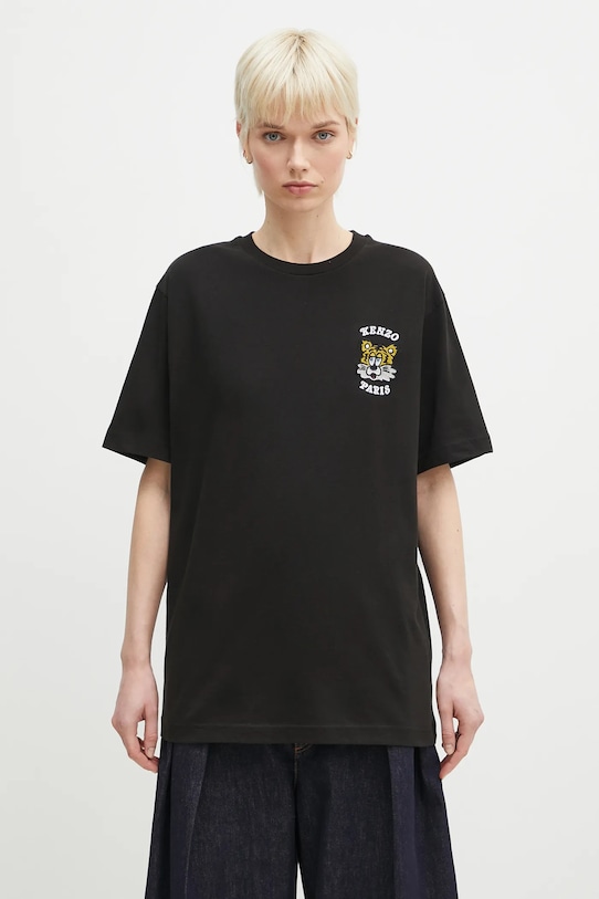 Kenzo tricou din bumbac x Verdy FF58TS4824SG.99J negru SS25