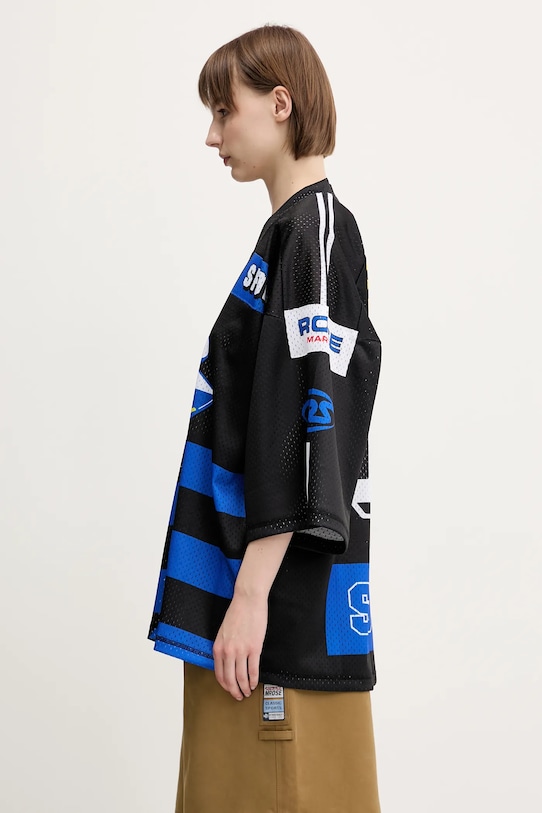 Martine Rose t-shirt Oversized Football black 129JT10001