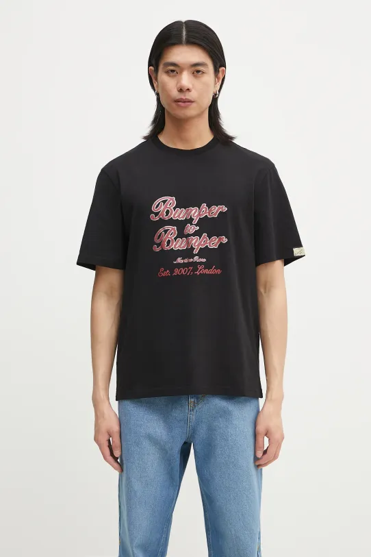 Хлопковая футболка Martine Rose Classic печать чёрный 603JE03001E