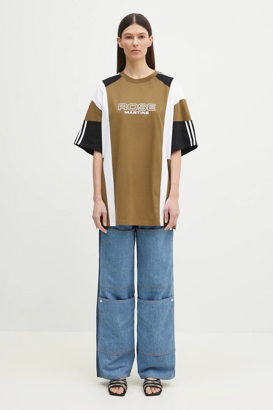 Martine Rose t-shirt bawełniany Oversized Panelled 630JE01411D