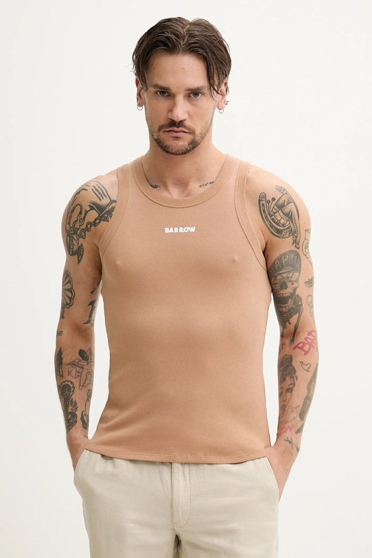 Barrow t-shirt S5BWUATA081 bézs SS25